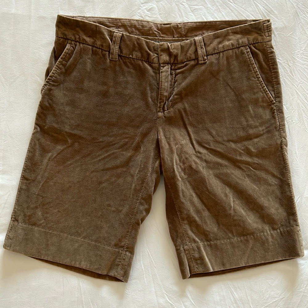 Gap Velvet Bermuda Shorts